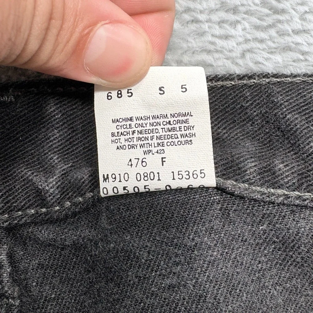 Vintage Y2K Levi's 505 Straight Leg‎ Jeans Mens 40x32 Black Regular Fit Canada